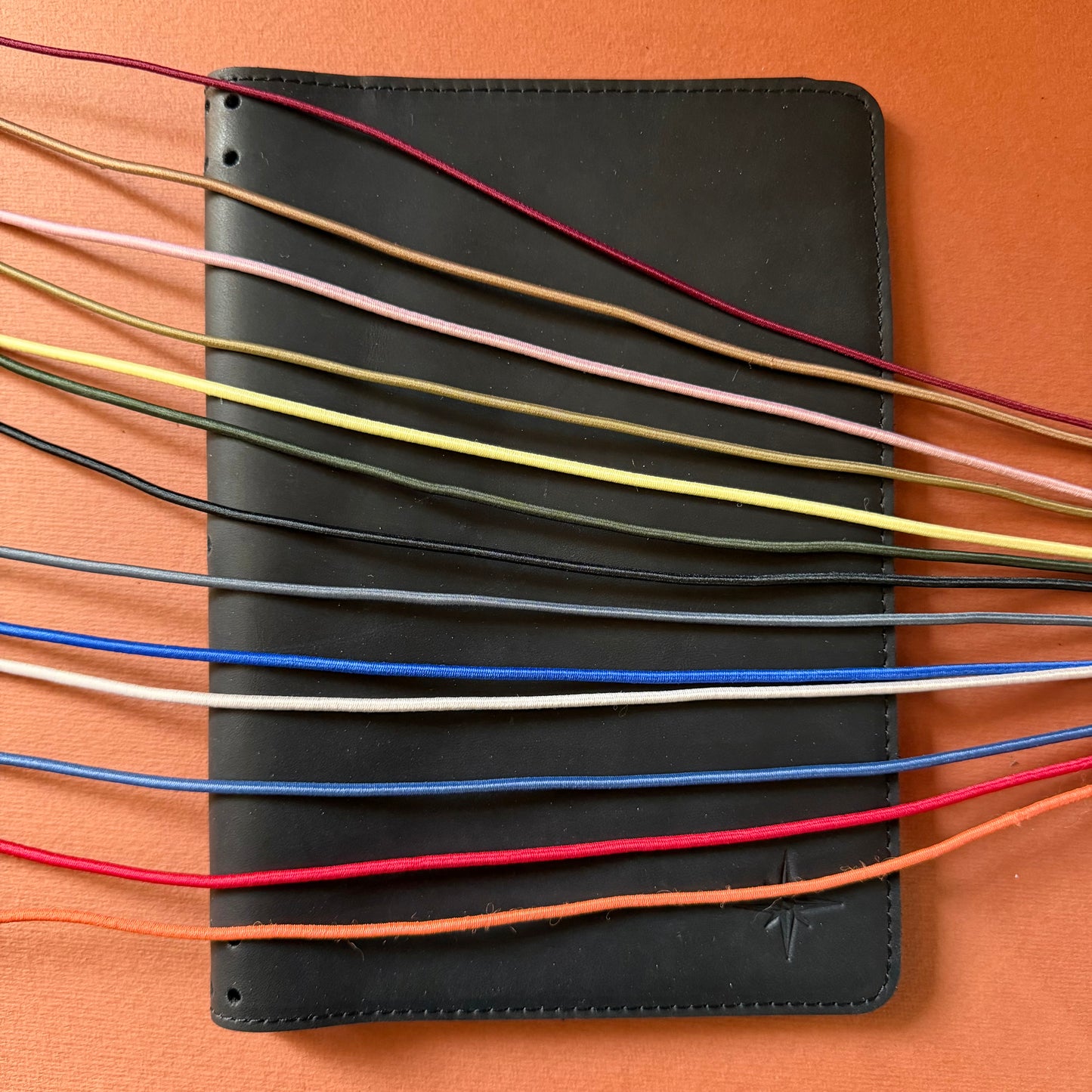 Black A5 leather notebook by A la Carte, view 7