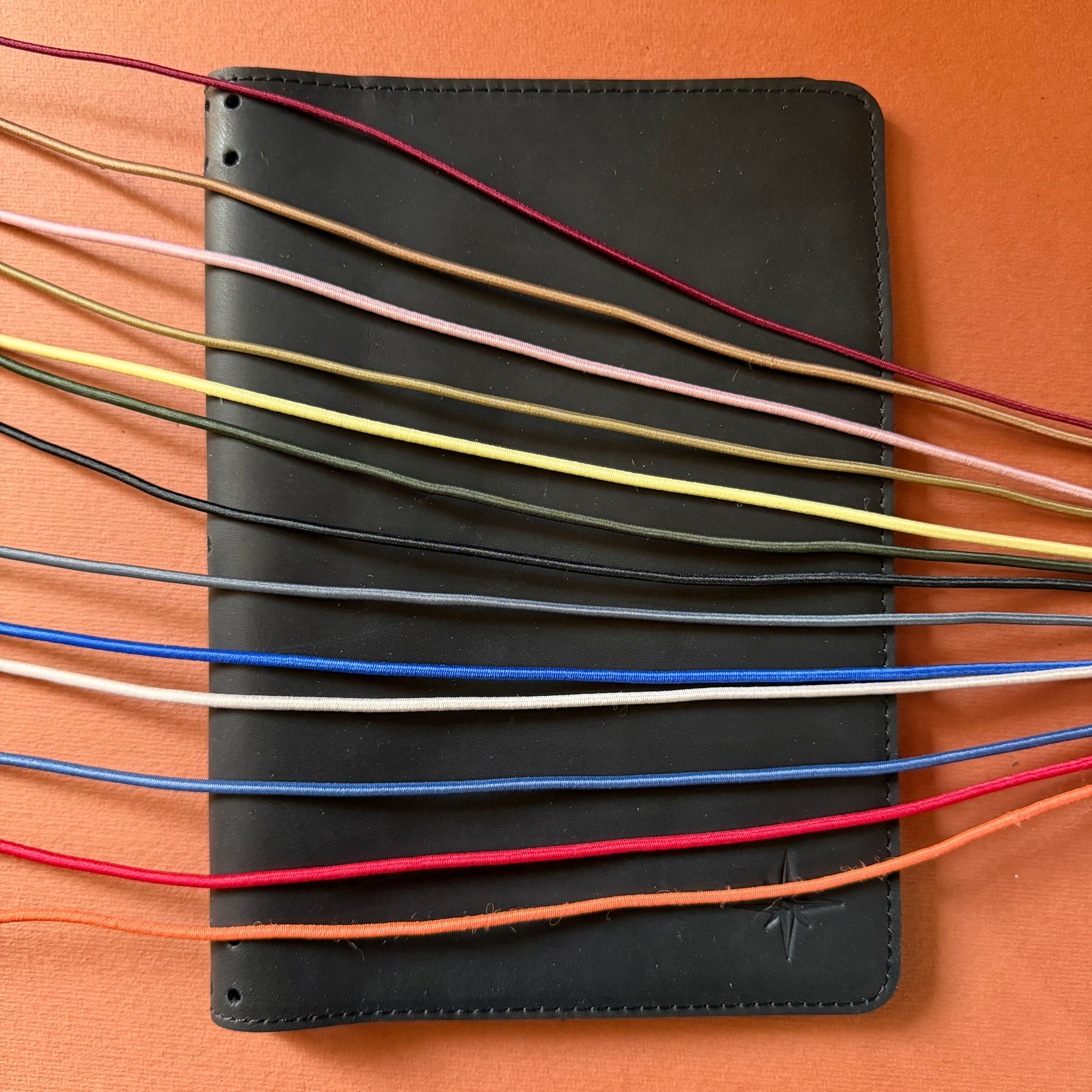 Black A5 leather notebook by A la Carte, view 7