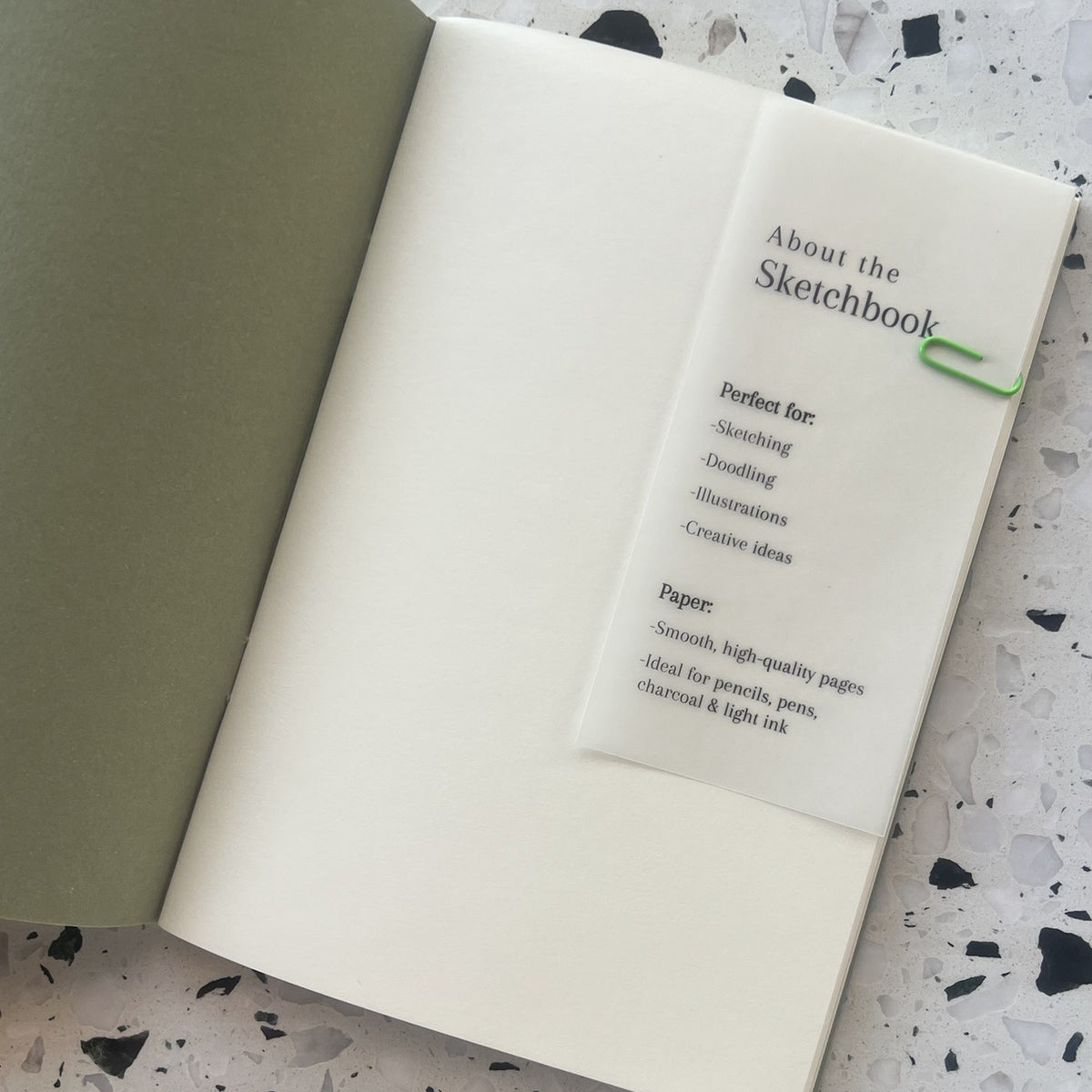 L'atelier Sketchbook – A5 Insert - A la Carte. Prints