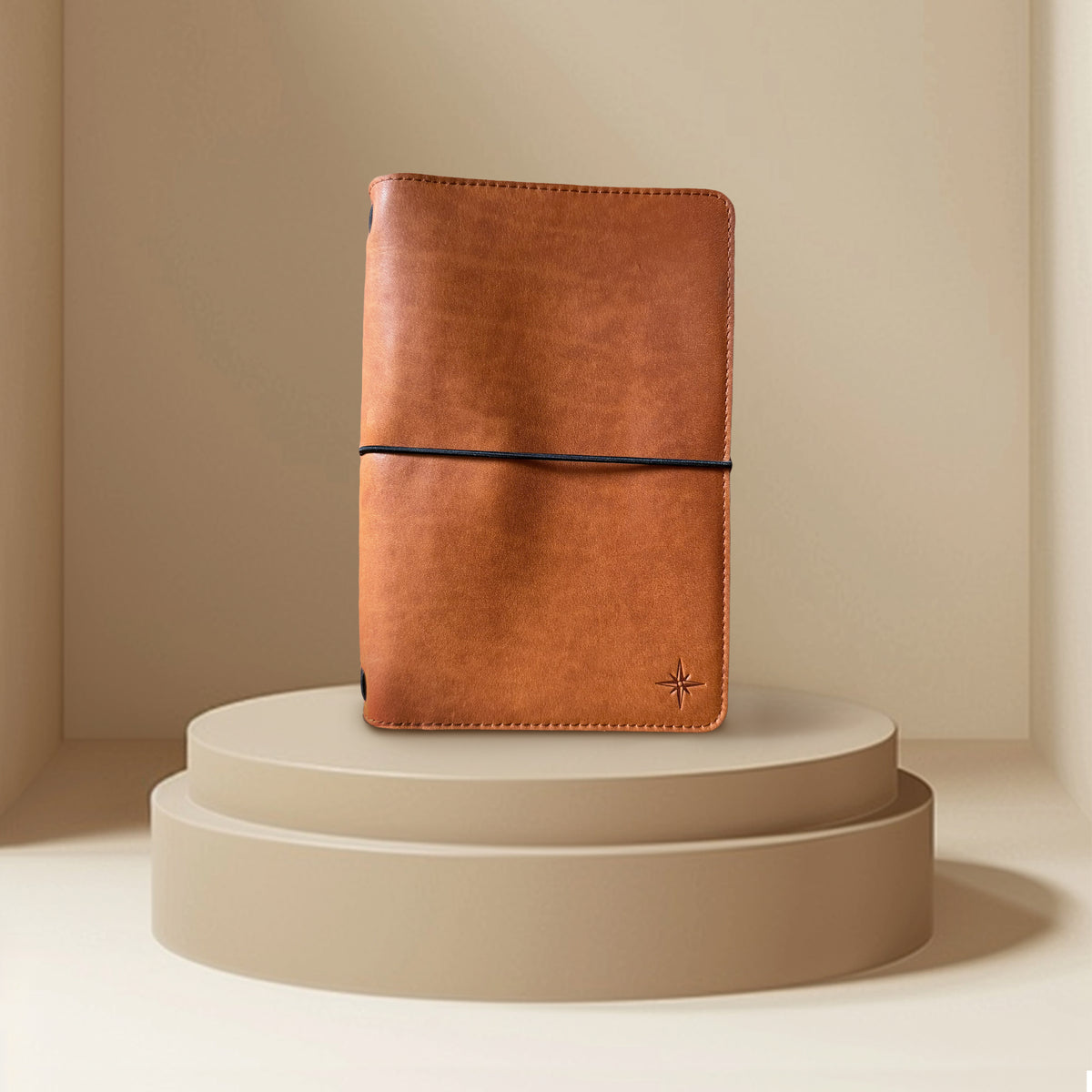 Havane A5 leather notebook, handcrafted refillable journal by A la Carte